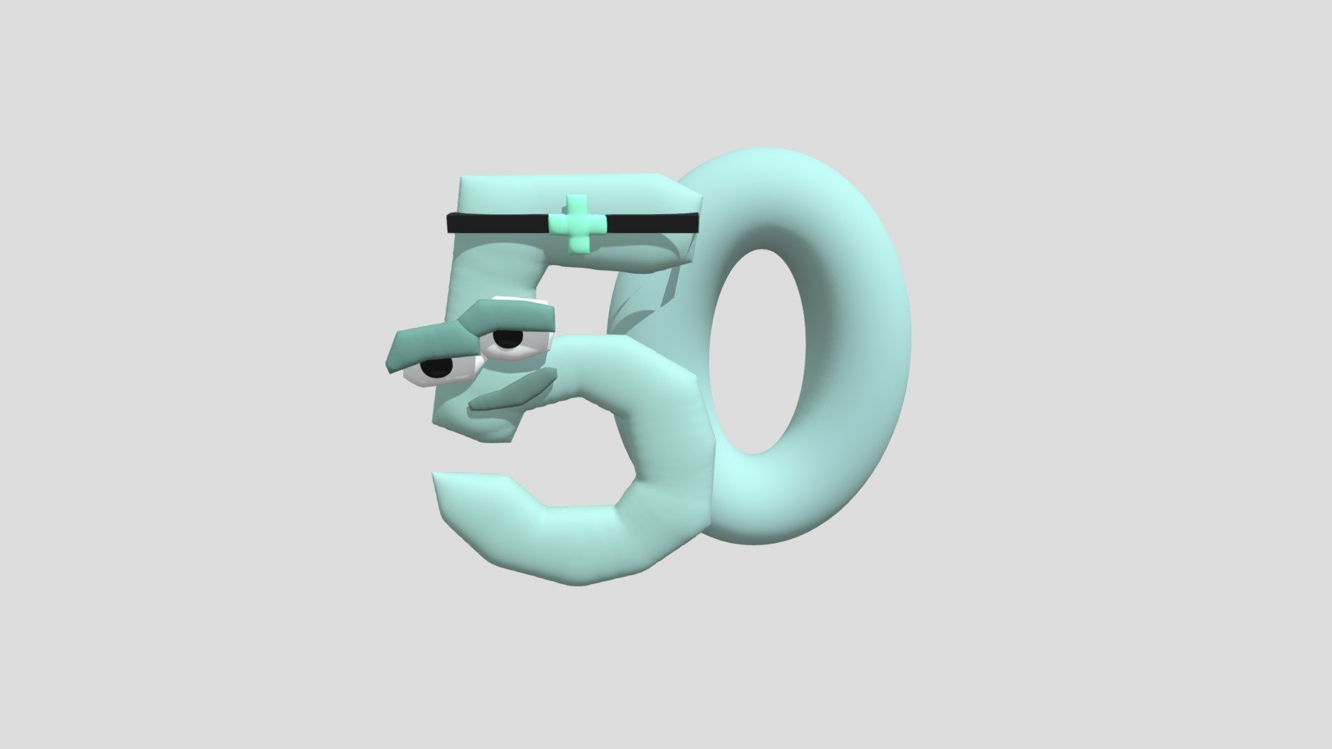 3  Number Lore (Kind Of) - 3D model by Blue7gou