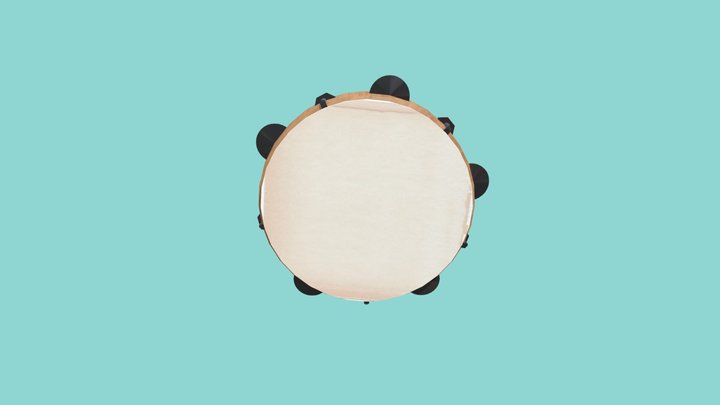 Pandeiro 3D Model