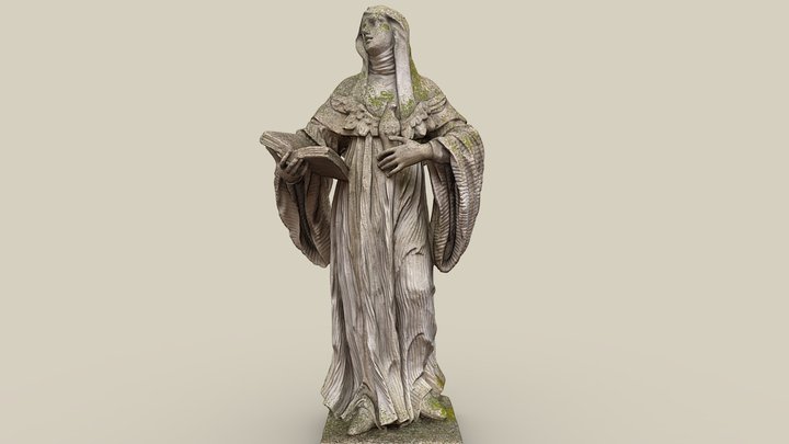 Hl. Scholastika – Modelo 3D gratuito STL