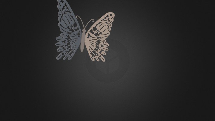 Butterfly 3D 3D Model