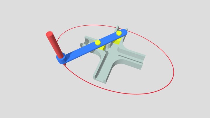 Tramaglio di Archimede / Trammel of Archimedes 3D Model