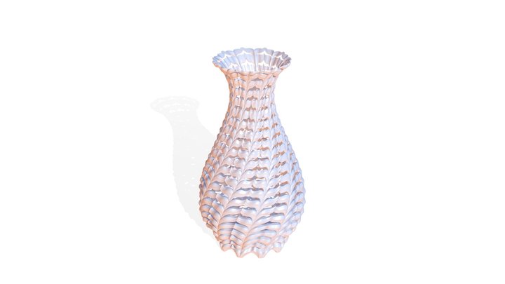 Vase 16 Leaf twisted