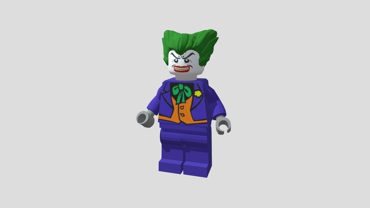 Lego Joker 2008 3D Model