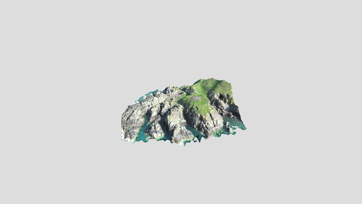 Doon Castle Broch - Rhins of Galloway 3D Model