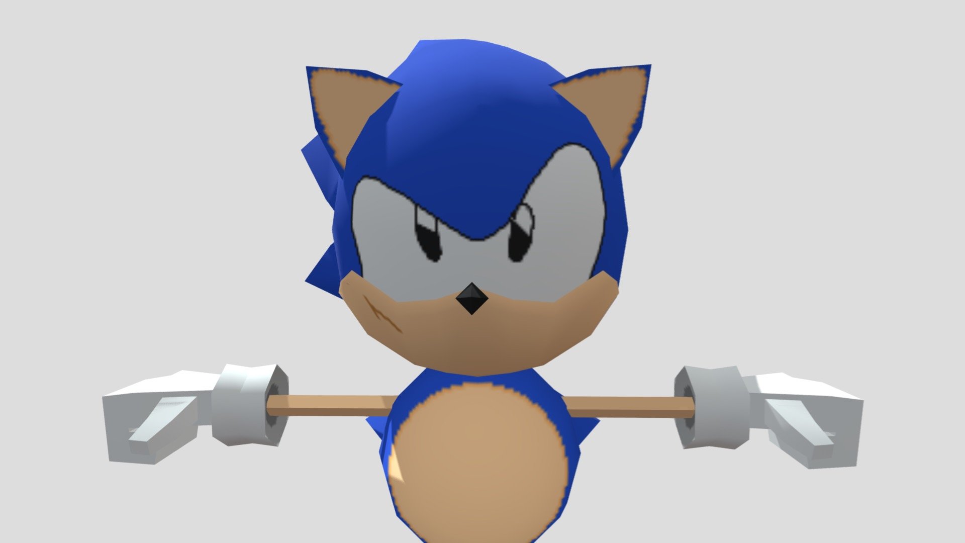 Custom / Edited - Sonic the Hedgehog Customs - Hyper Sonic (Sonic