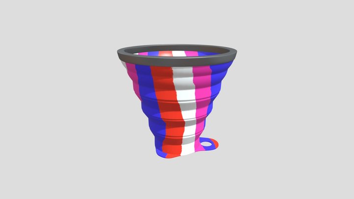 Collapsable Cup 3D Model