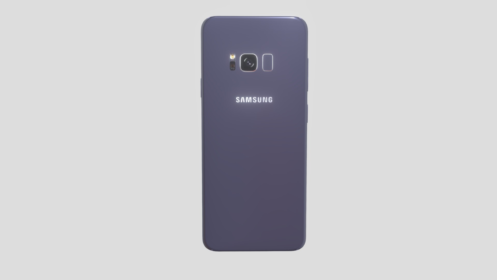 3D model Samsung Galaxy S8 Plus Orchid Grey - This is a 3D model of the Samsung Galaxy S8 Plus Orchid Grey. The 3D model is about graphical user interface, application.