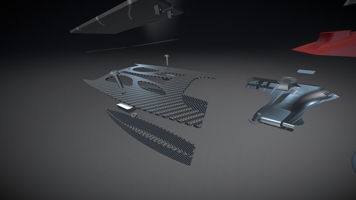 C4D Assembly 3D Model