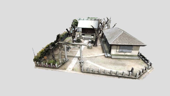 本塩豊受神社　（honshio toyouke jinja） 3D Model