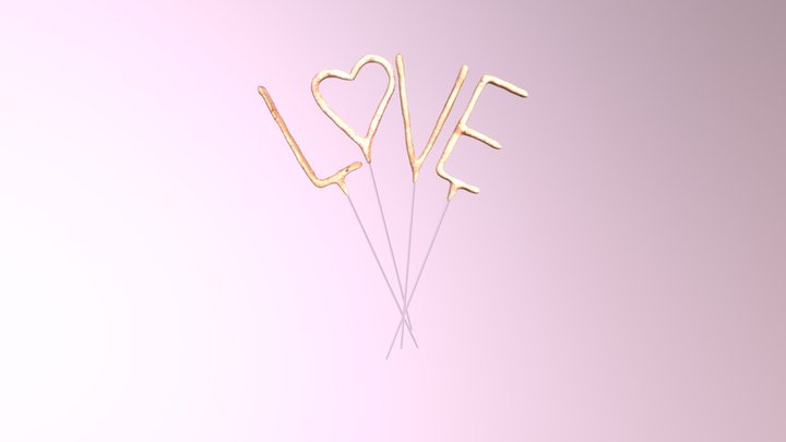 LOVE 3D Model