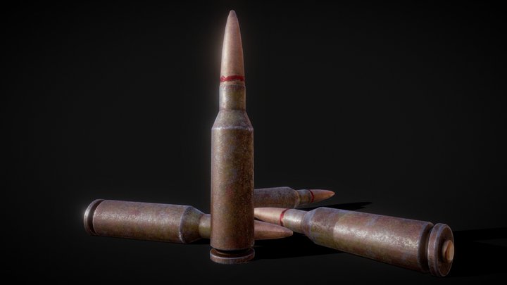 Pack of bullets 3D Model