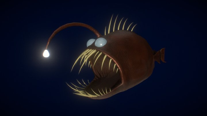 Angler Fish 3D Model
