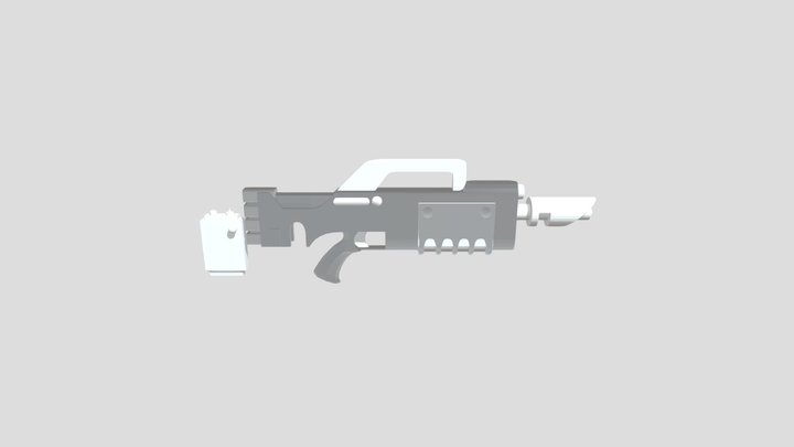 Accatran Pattern Lasgun 3D Model