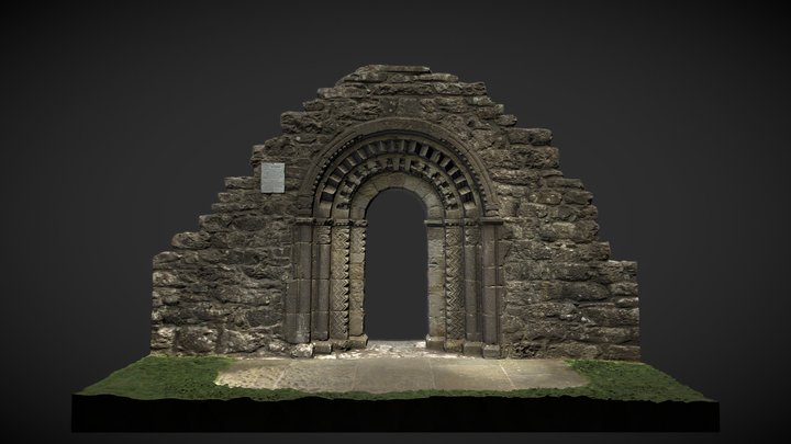 Nuns Church Portal, Clonmacnoise (OF005-029001-) 3D Model