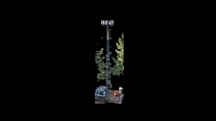 3D Tower Capture - Telecom Cell Tower