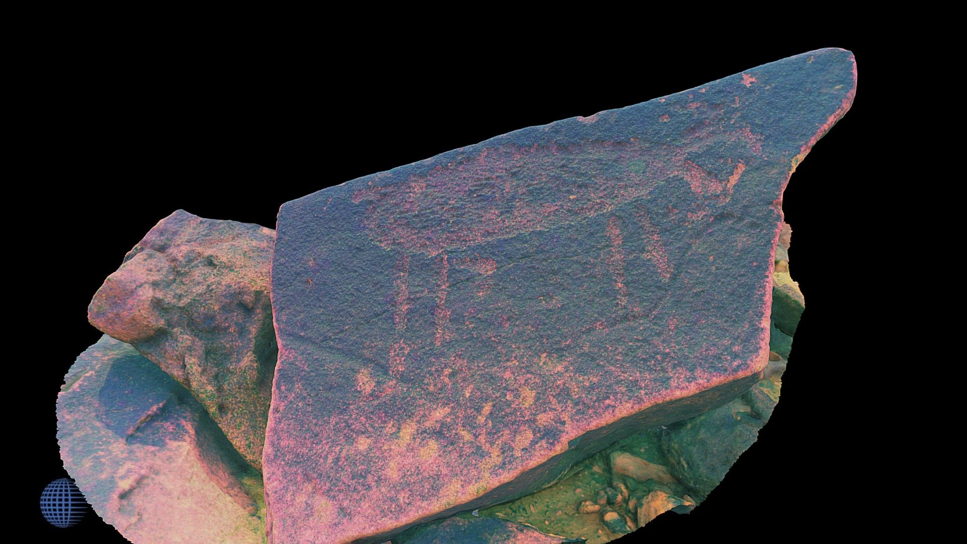 Petroglyph C13 Khatm Al Melaha, Kalba, Sharjah