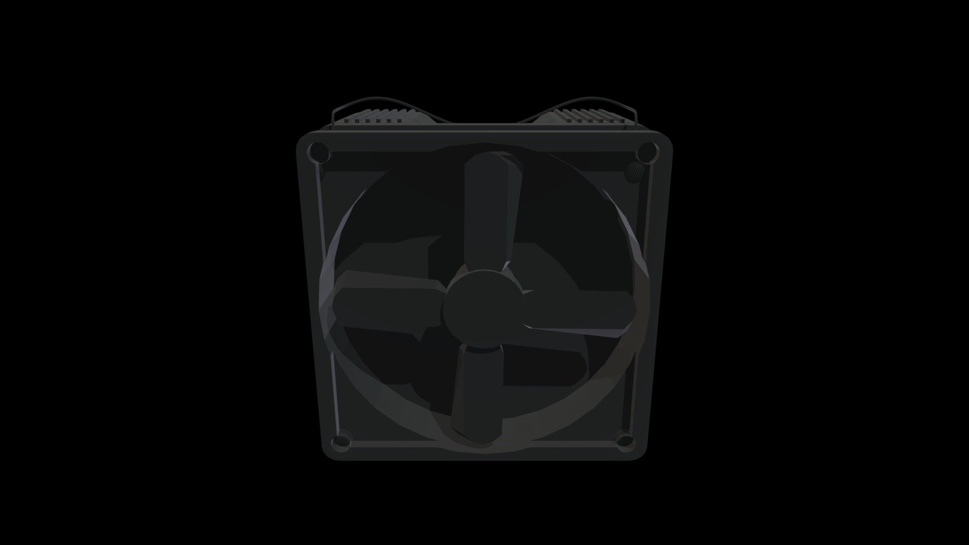Coaler Master CPU Fan (Animation Included) Download Free 3D model by