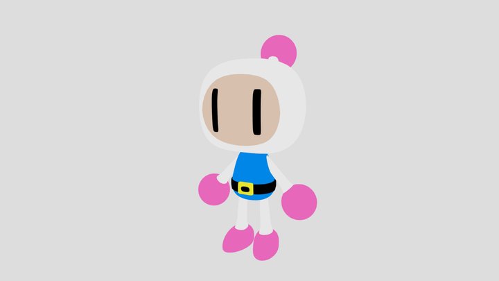 Bomber Man 3D Model