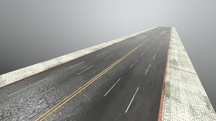 Road HD 3D Model