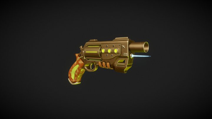 Sheriff's revolver 3D Model