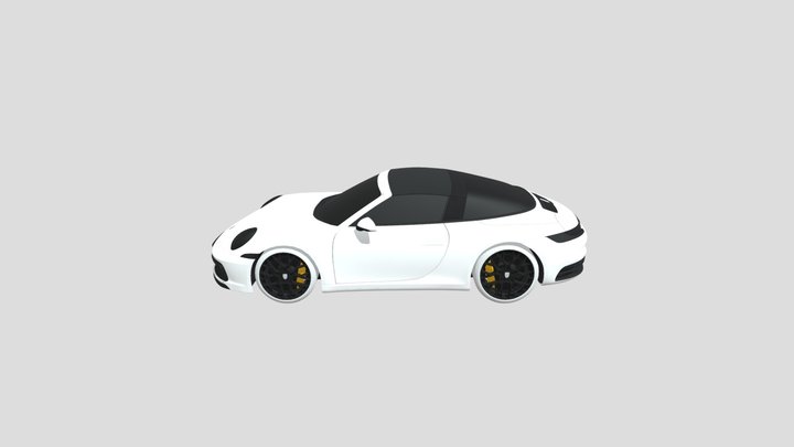 Porsche 911 Targa 3D Model