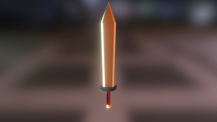 Espada Practica 01 Blender 3D Model