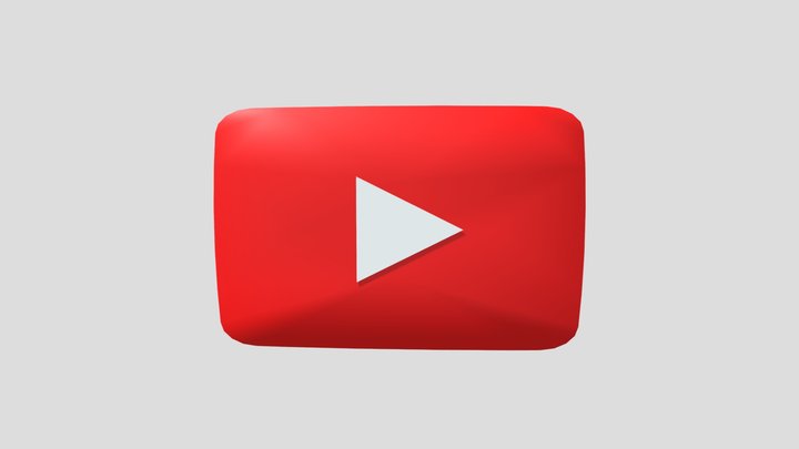Youtube-logo 3D Model