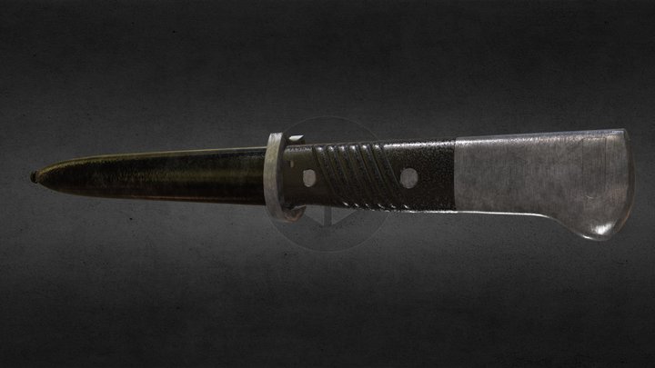 Seitengewehr 84/98/34 3D Model