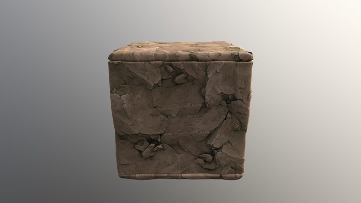 Stylized Rock 3D Model