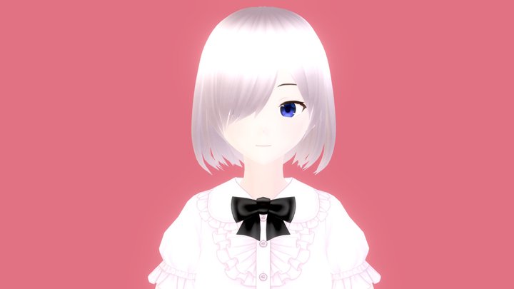 Party Girl Aoi 3D Model