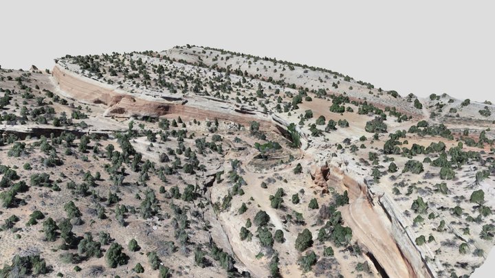 Bangs Canyon / Mica Mine Trailhead 3D Model