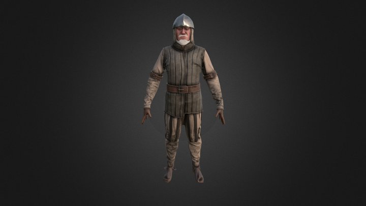 Medieval Bandit 3D Model