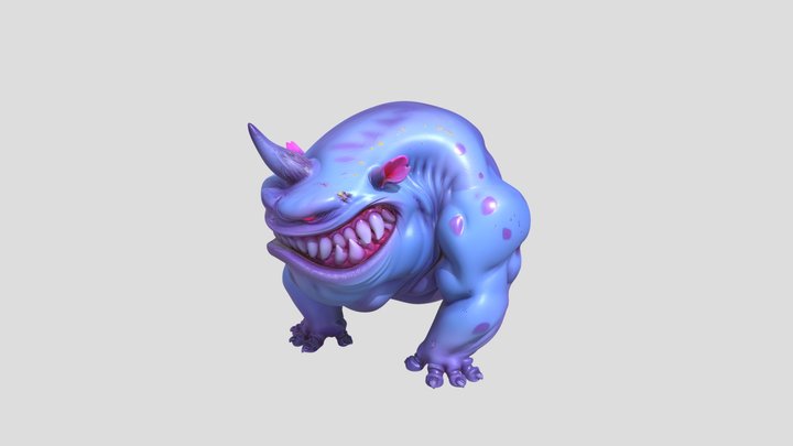Grok 3D Model