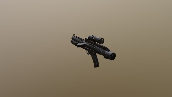 E-11 Blaster 3D Model