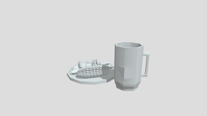 Platillo de Chili's 3D Model