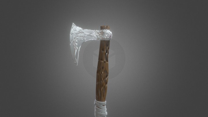 Axe of the charred serpent 3D Model