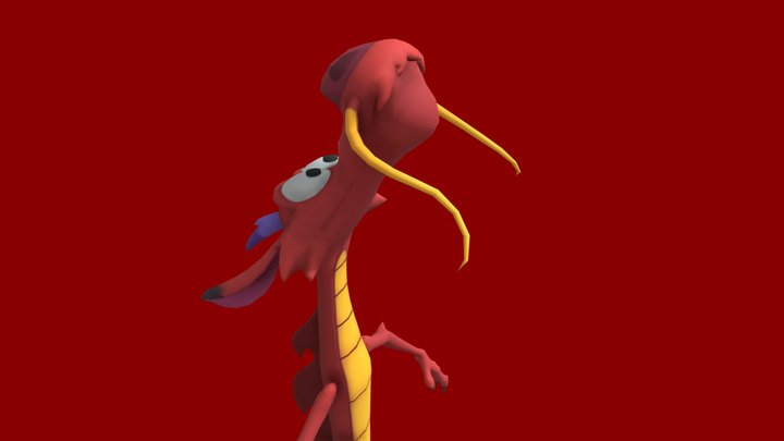 Mushu 3D Model