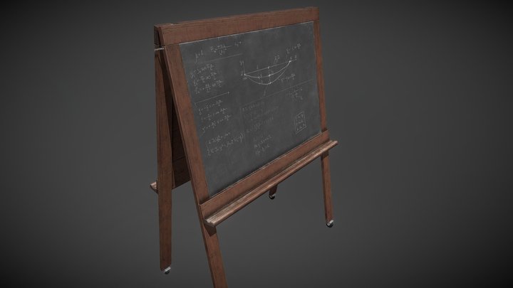 blackboard 3D Model