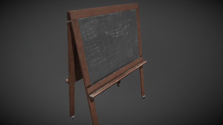 blackboard 3D Model