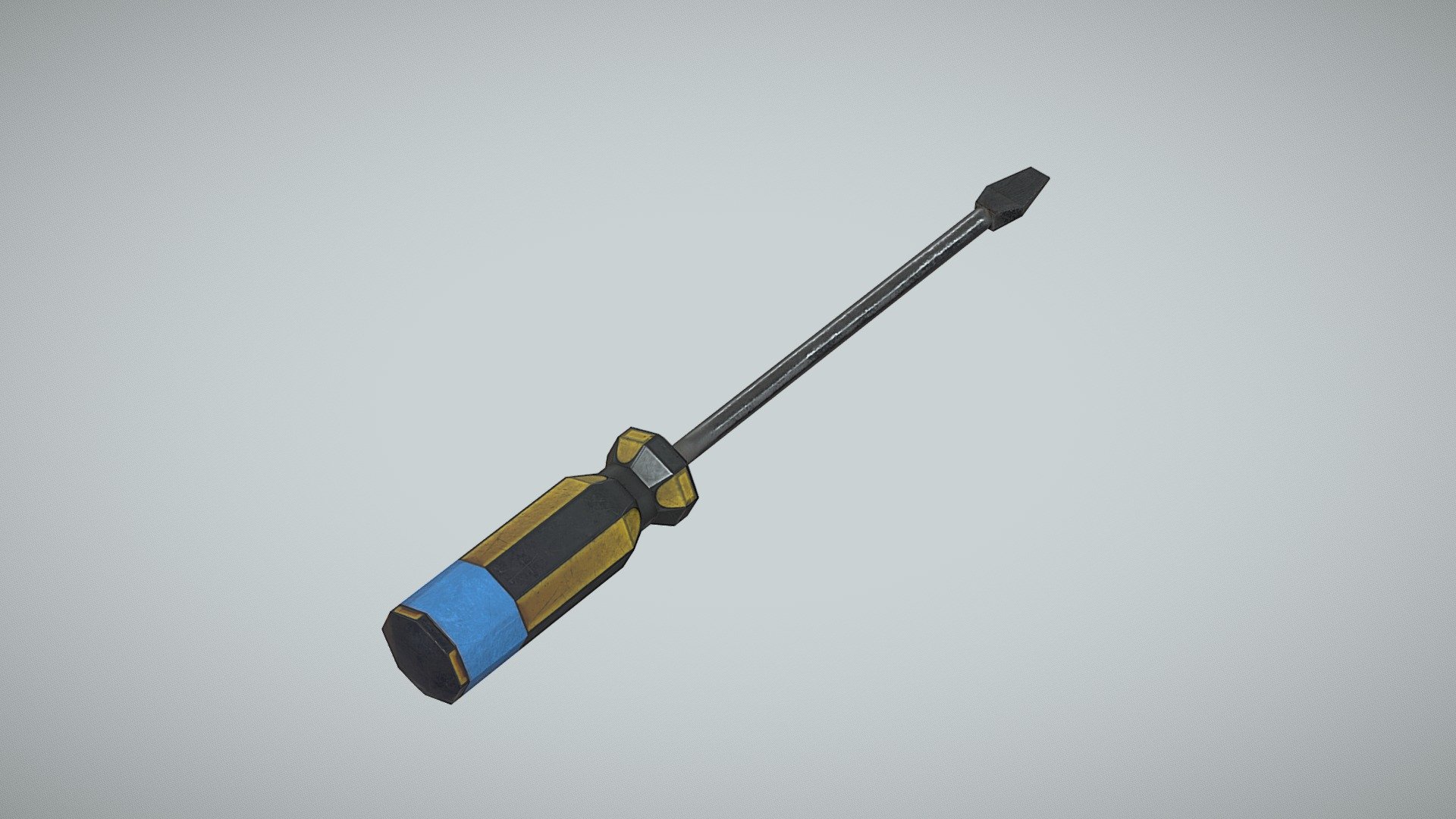 Tool Screwdriver Single 01 - Buy Royalty Free 3D model by Outlier Spa ...