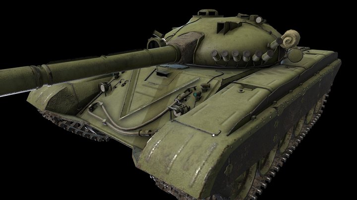 T72A USSR MBT 3D Model