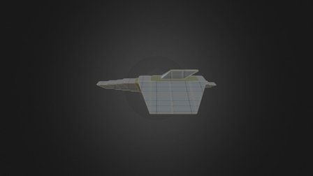 Spaceship v5 3D Model