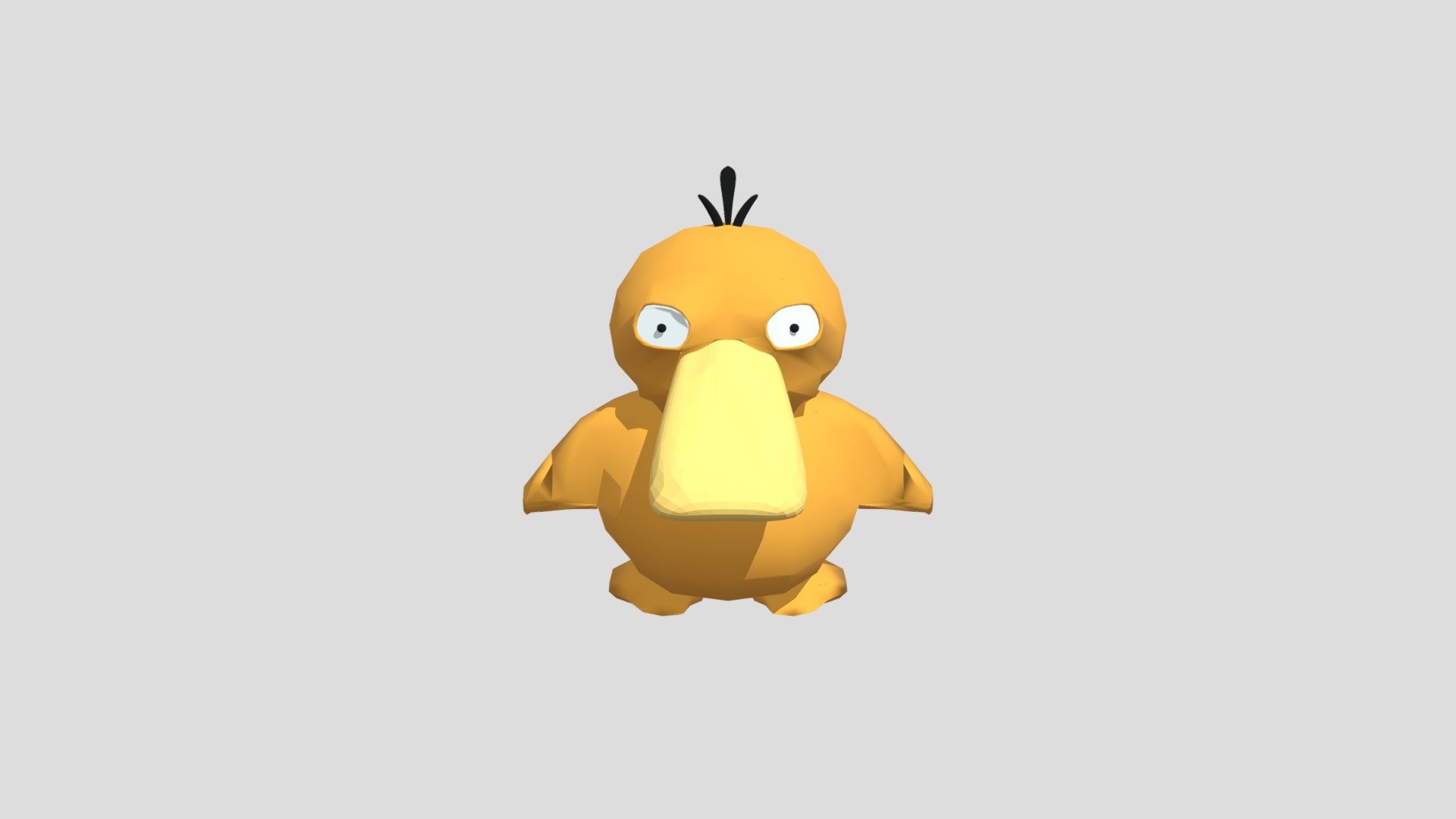 Psyduck - 3D model by borisdebruin [61326bb] - Sketchfab