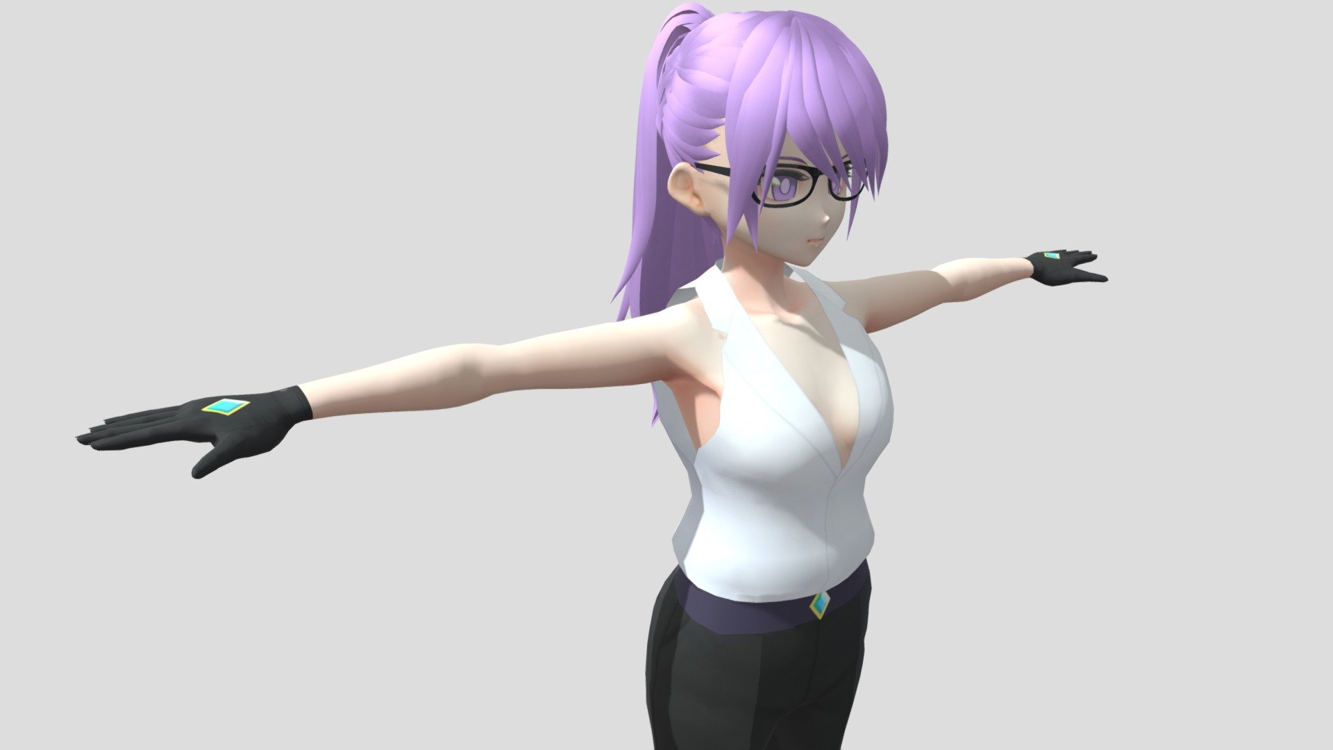 【anime Character Alex94i60】aisha V2 Buy Royalty Free 3d Model By