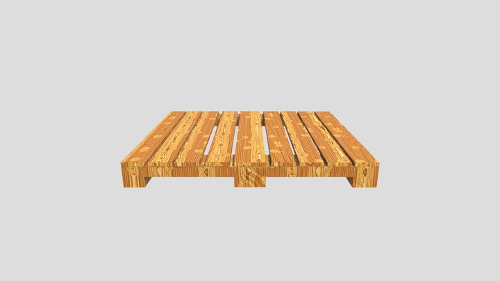 wooden Pallet 3D Model