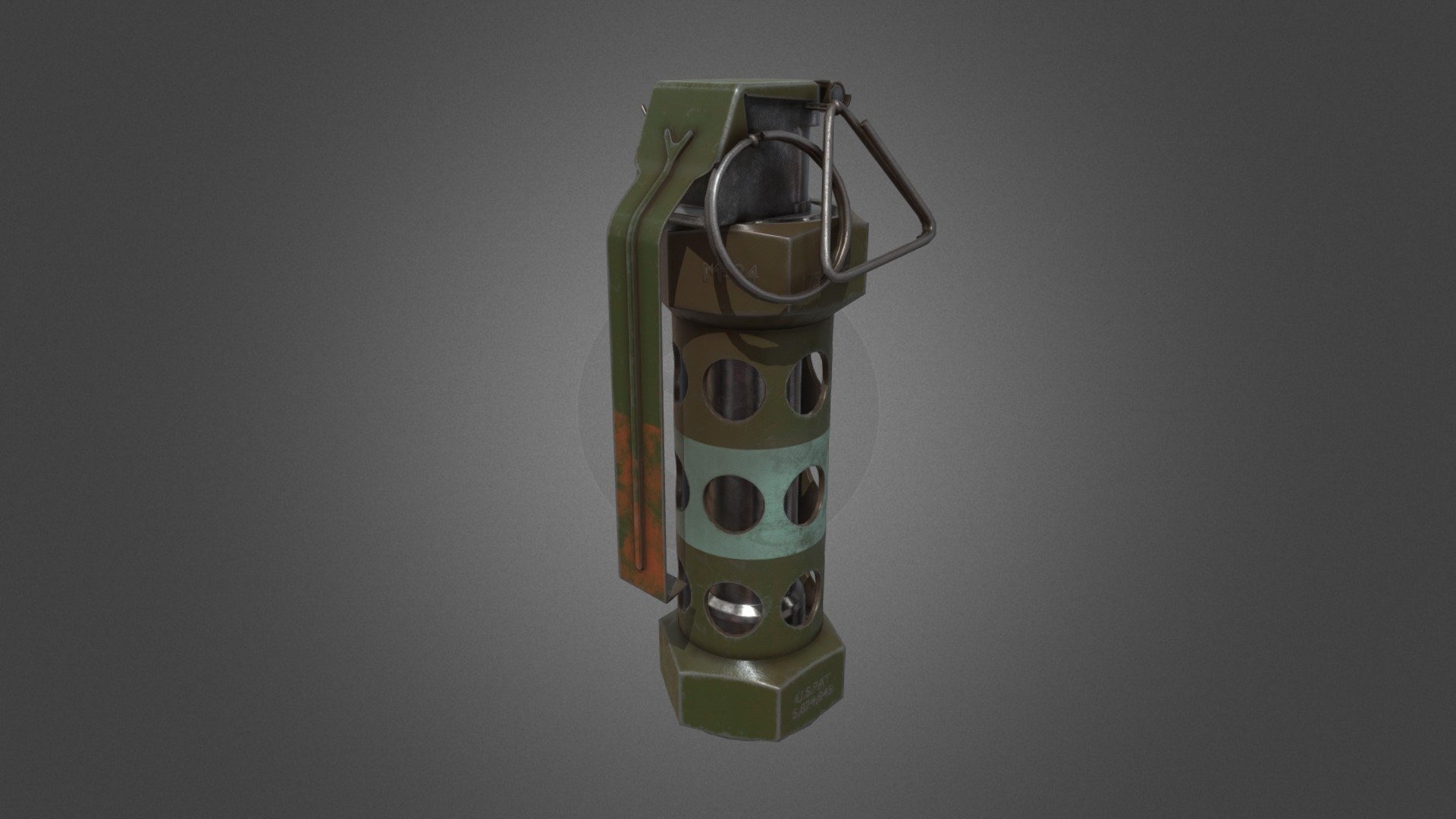 M84 stun grenade - Download Free 3D model by AnBui [6134a89] - Sketchfab