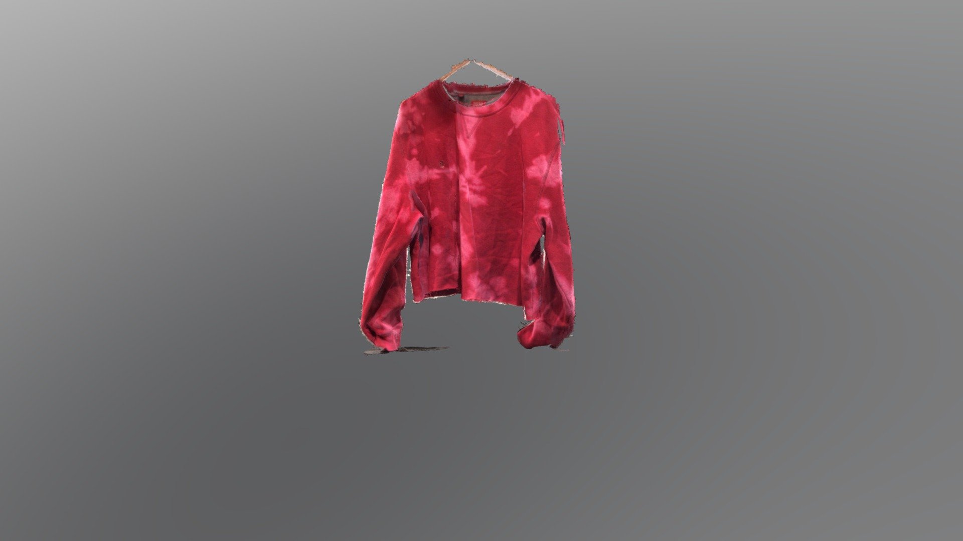 Wrinkly Tie Dyed Sweatshirt