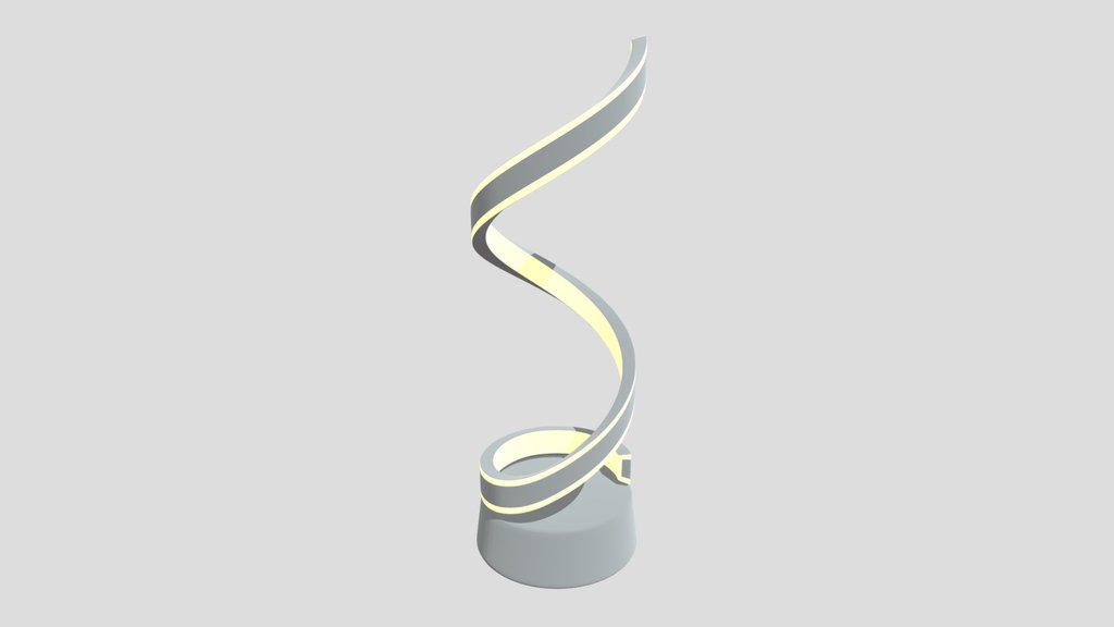 Spiral Shaped Table Lamp