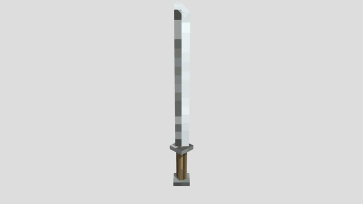 [Minecraft] Sword 3D Model