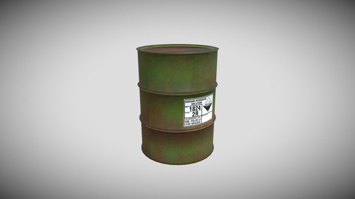 Toxic barrel test 3D Model
